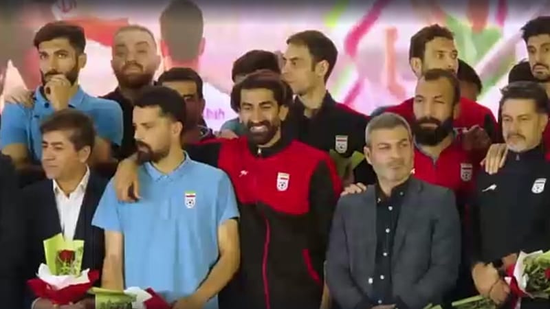 Video thumbnail for Iran's national football team given public send-off ahead of FIFA World Cup