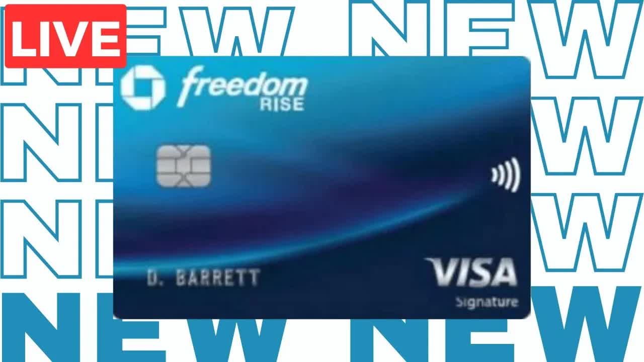 Video thumbnail for cal barton: chase freedom rise card launch: new credit & secured card guide