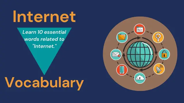 Video thumbnail for 10 Everyday Words Related to INTERNET || Vocabulary || ESL Advice