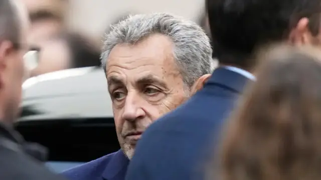 'Video thumbnail for Supporters and opponents of Nicolas Sarkozy disagree on prison sentence'