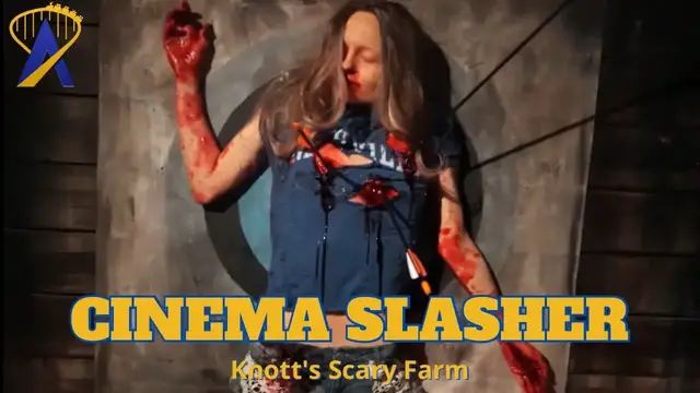 Video thumbnail for Cinema Slasher Haunted House at Knott’s Scary Farm 2023