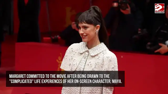 Video thumbnail for Margaret Qualley stresses importance of 'accepting what you have'.