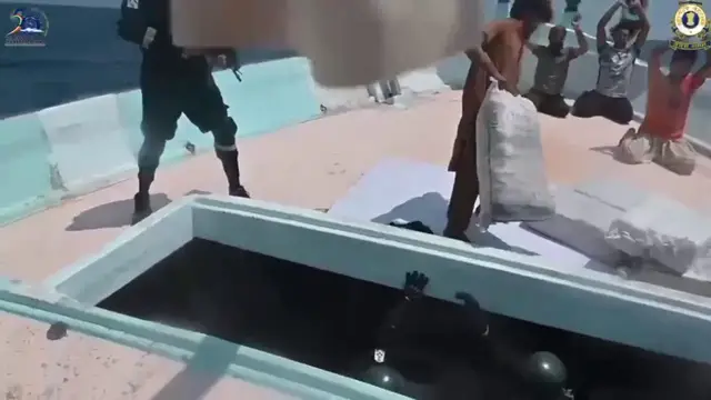 Video thumbnail for India: Narcotics haul busted as 1,159 pounds of drugs worth $312.58 million seized from Iranian dhow in Arabian Sea.