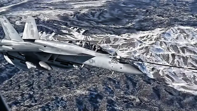 'Video thumbnail for Royal Air Force Voyager Refuels EA-18G Growlers'