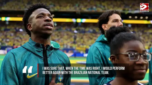 Video thumbnail for Vinicius Junior believes he performed better with Brazil