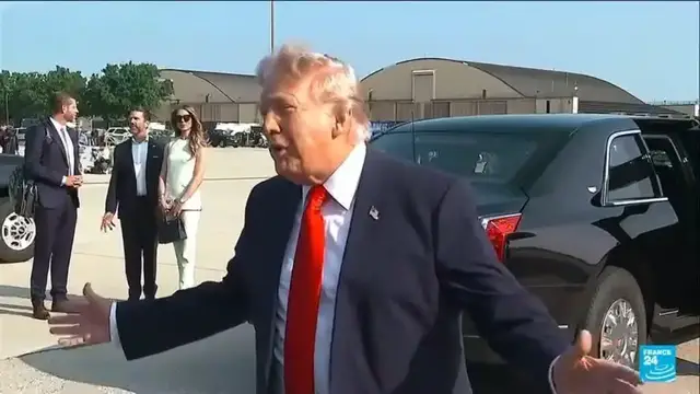 Video thumbnail for 'Everybody's profiting': Trump defends $1.4 bn crypto earnings