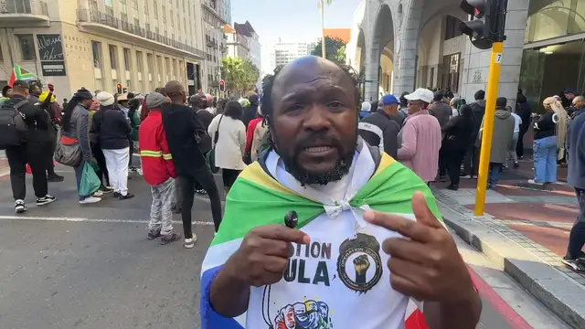 Video thumbnail for South Africa: Thousands join anti-immigrant marches in South Africa as migrant deadline expires.