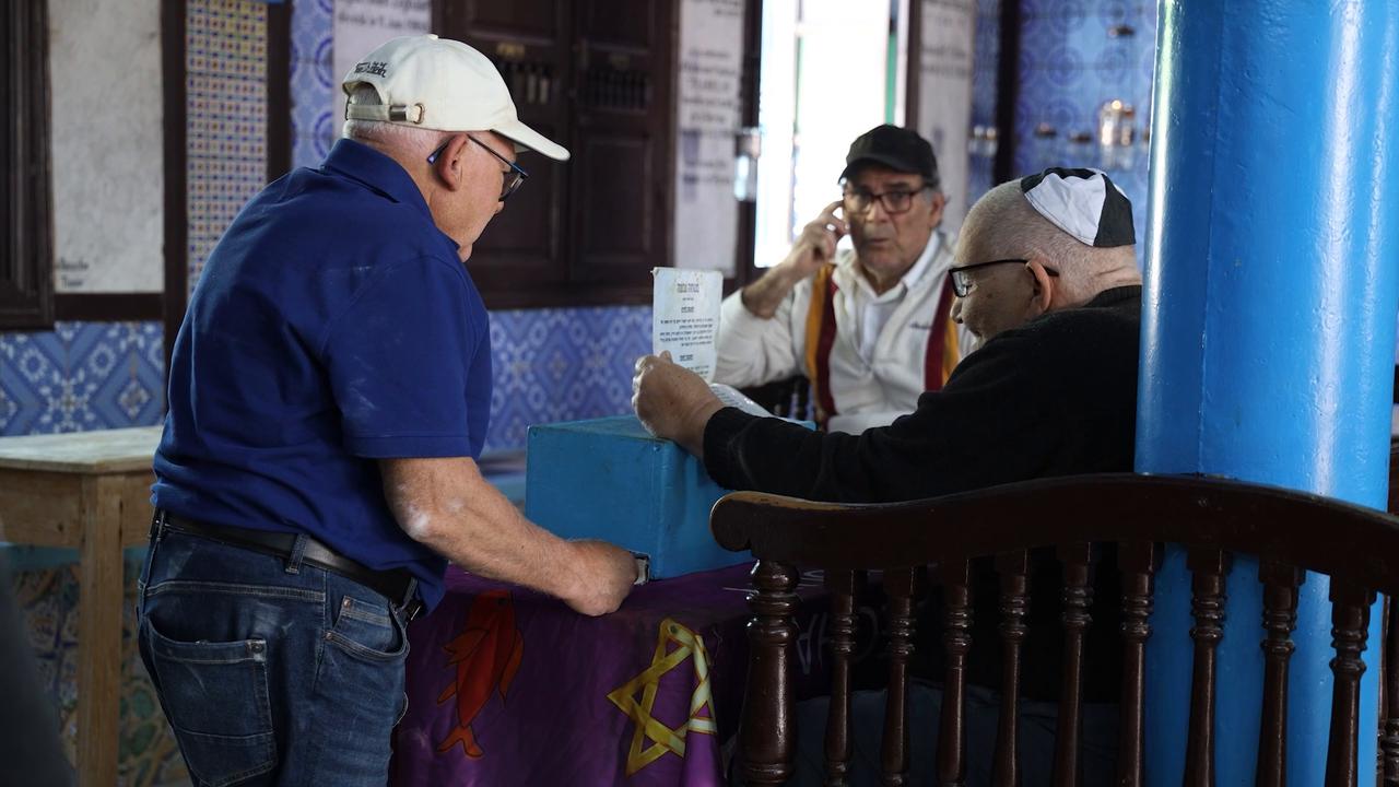 Video thumbnail for Tunisia: Visitors return to El Ghriba Synagogue in Tunisia after two-year break.