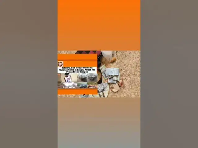 Video thumbnail for Soldiers, DSS Invade Unknown Gunmen Camp In Enugu, Arrest Jos Prison Break Escapee ~ OsazuwaAkonedo
