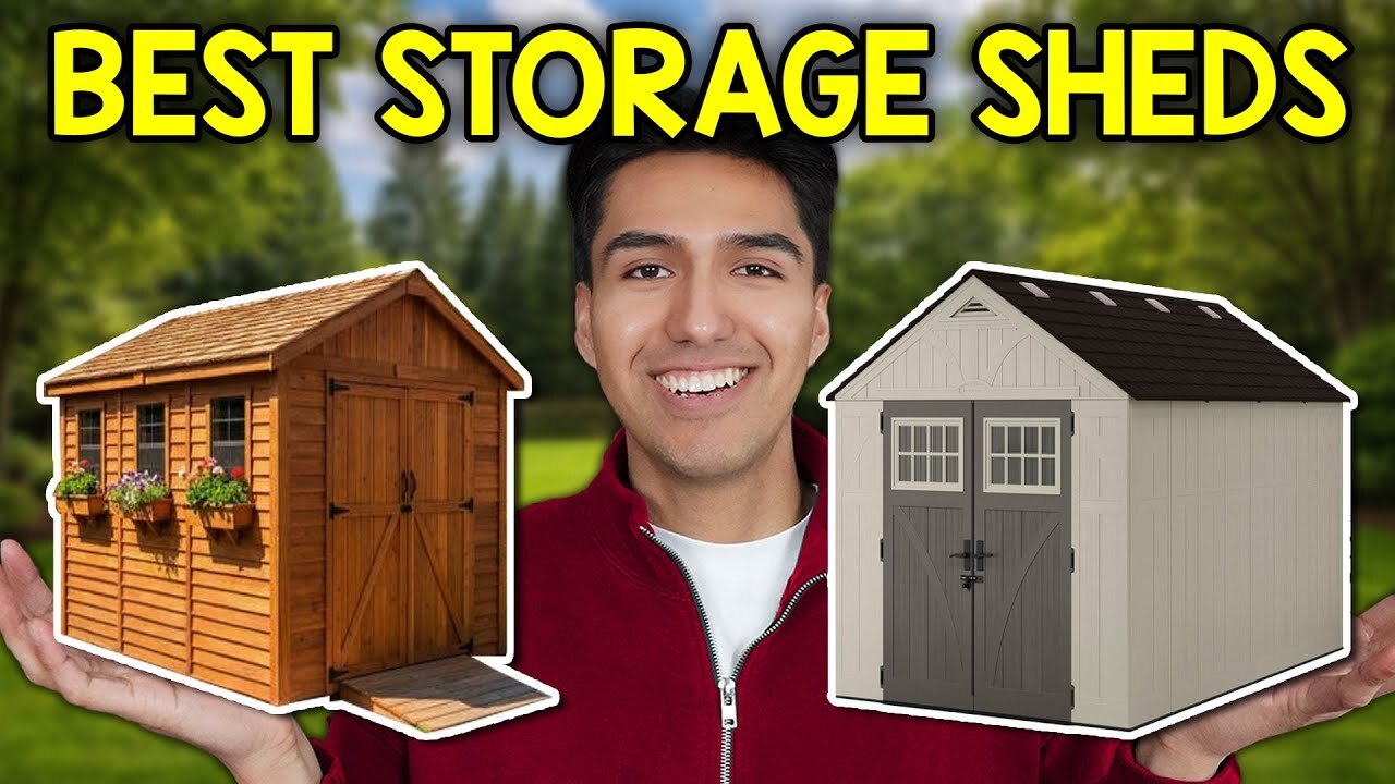 Video thumbnail for 8 Best Outdoor Storage Sheds For 2026