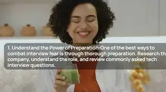 Video thumbnail for How to Overcome Job Interview Fear in Tech Jobs: 20+ Tips and Tricks