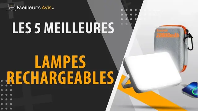 Video thumbnail for ⭐️ MEILLEURE LAMPE RECHARGEABLE - Comparatif 2023