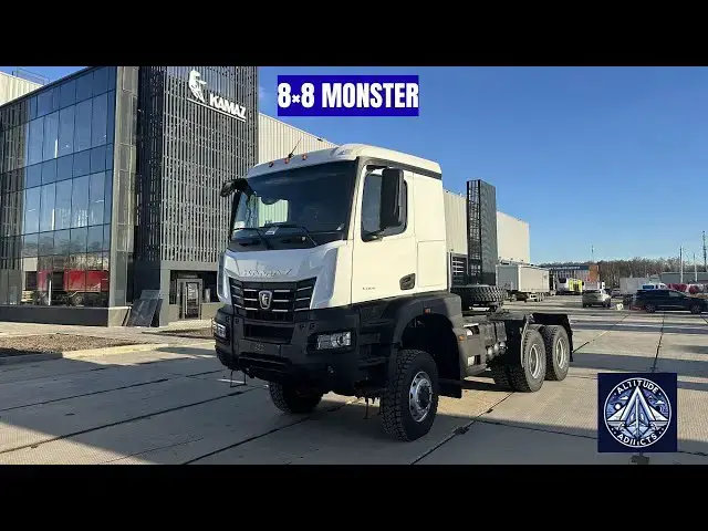 Video thumbnail for What Is the KAMAZ-65955? The New K5-Generation Heavy Truck