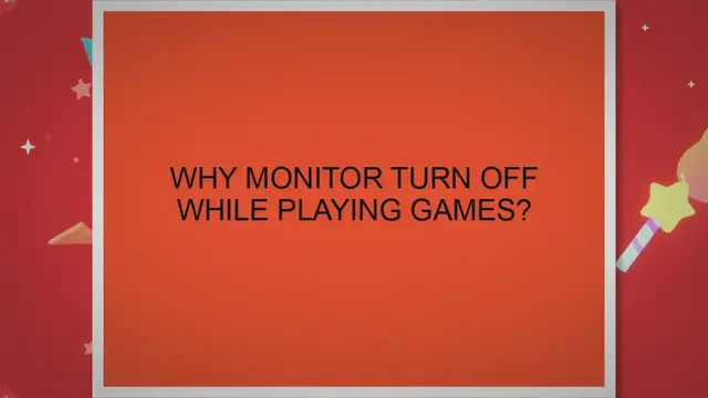 'Video thumbnail for Why monitor Turn off while playing games?'
