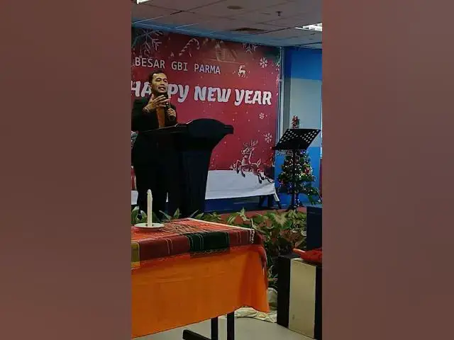 'Video thumbnail for Tuhan hadir Untuk Menyelamatkan kita orang berdosa. Ps. Totok Andrianto'
