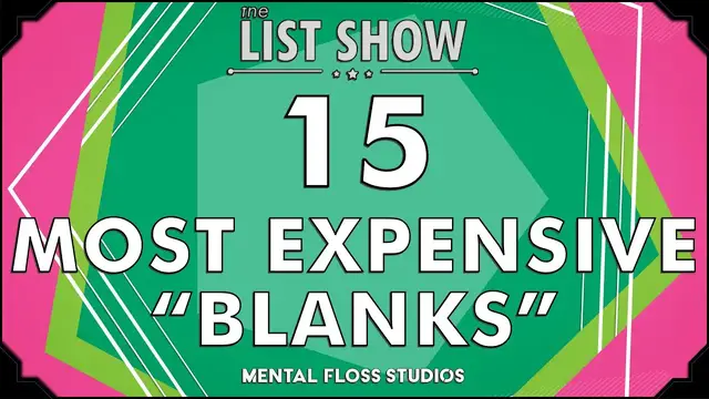 Video thumbnail for The 15 Most Expensive "Blanks" Ever | Mental Floss