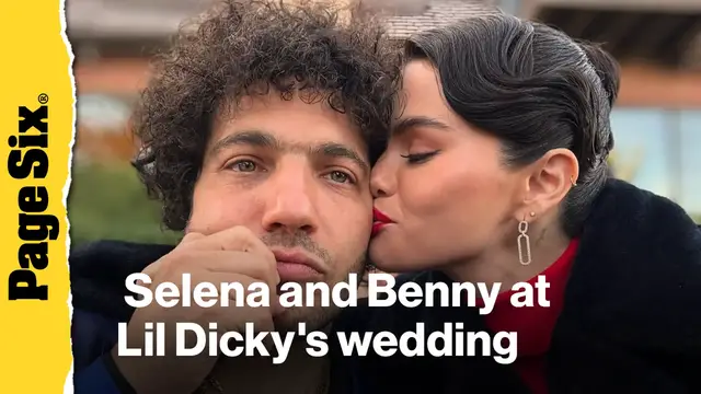 'Video thumbnail for Selena Gomez and Benny Blanco attend Lil Dicky's wedding'