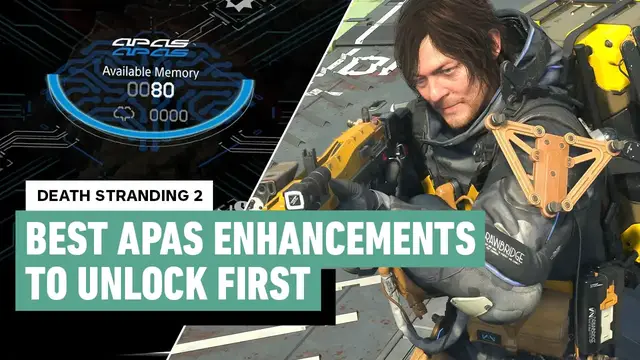'Video thumbnail for Death Stranding 2 APAS Guide: Best Enhancements to Unlock First'