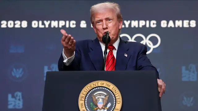 'Video thumbnail for US President Donald Trump says Gaza occupation is 'up to Israel''