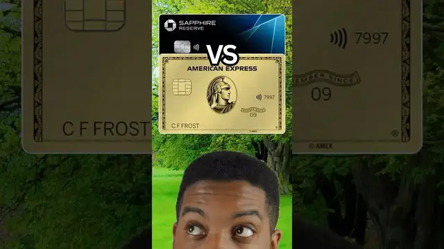 Video thumbnail for American Express Gold vs Chase Sapphire Reserve: Which Credit Card is Better?