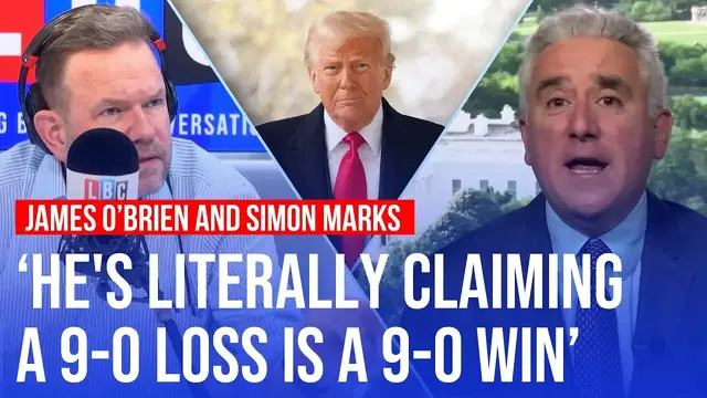 Video thumbnail for Why it's 'impossible' to hold Trump to account | James O'Brien and Simon Marks