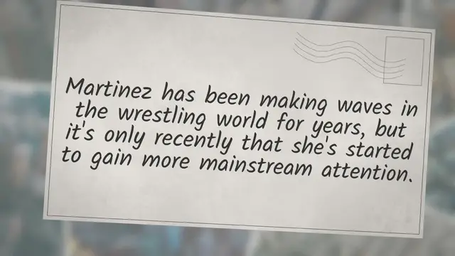 Video thumbnail for The Rise of Mercedes Martinez: Why Wrestling Fans Should Take Notice