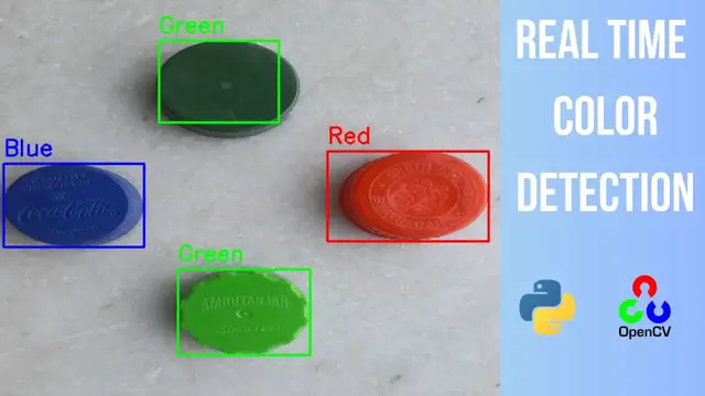 Video thumbnail for Real time Color Detection using OpenCV and Python