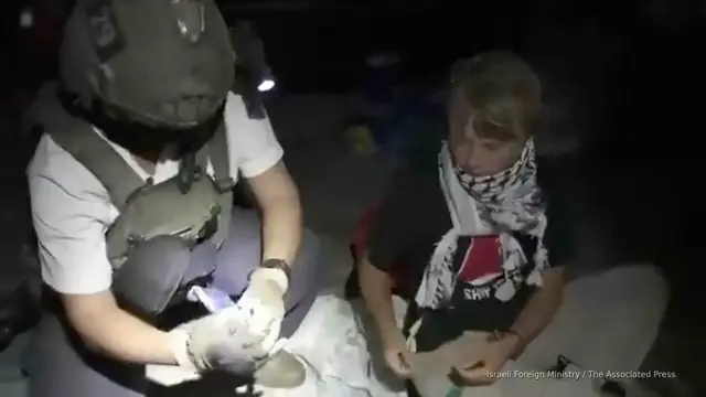 'Video thumbnail for Israel intercepts flotilla carrying pro-Palestinian activists, Thunberg'