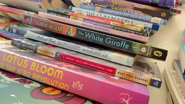 Video thumbnail for New Little Free Library opens in Fords to bring community together through books