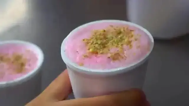 'Video thumbnail for PAKISTAN STREET FOOD : Kashmiri Pink Tea + Village Food and CRAZY Pakistani Party in Punjab!!'