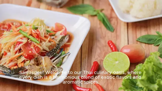 Video thumbnail for Thi Cuisine Menu