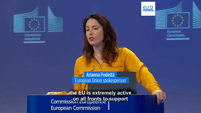 'Video thumbnail for 26 EU countries issue a statement in support of Ukraine ahead of the Alaska talks, without Hungary'
