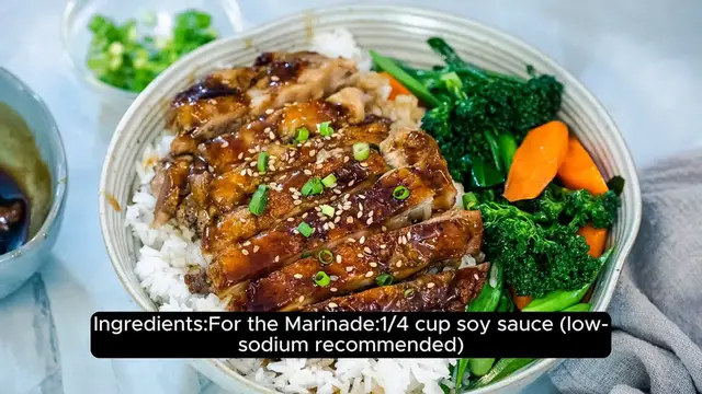 Video thumbnail for Teriyaki chicken recipe