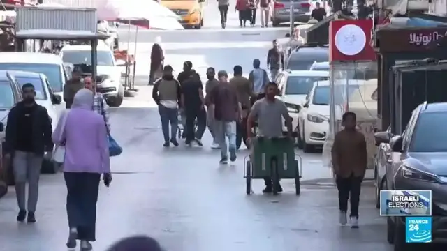 Video thumbnail for Palestinians in West Bank fear further escalation of violence if Netanyahu remains PM