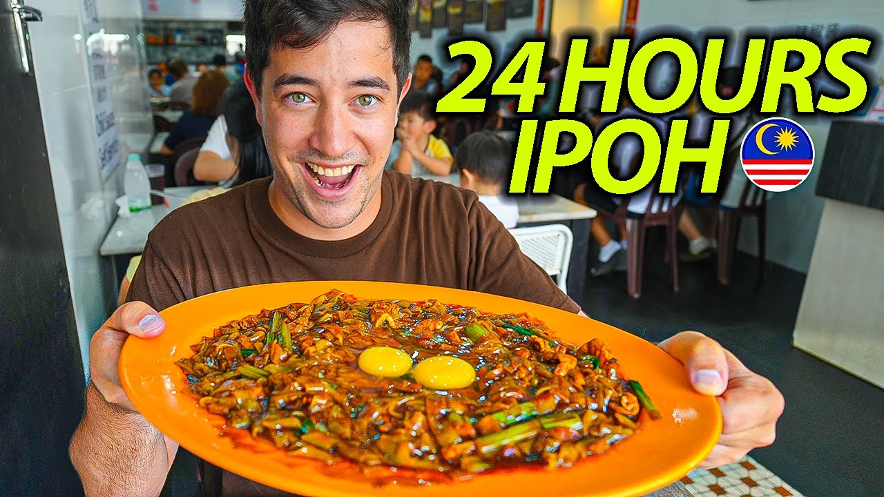 Video thumbnail for 24 Hours of MALAYSIAN STREET FOOD in Ipoh MOONLIGHT Noodles, CHICKEN Rice & More!