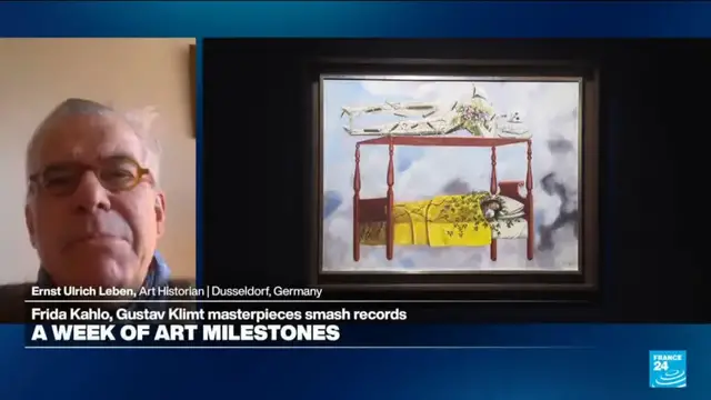 Video thumbnail for A week of art milestones: Frida Kahlo, Gustav Klimt masterpieces smash records