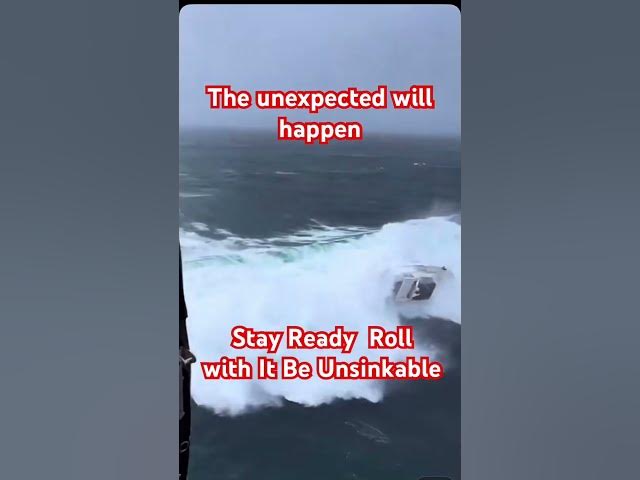 Video thumbnail for The #unexpected Will Happen Stay Ready Roll with it Be Unsinkable #lifelessons #nature