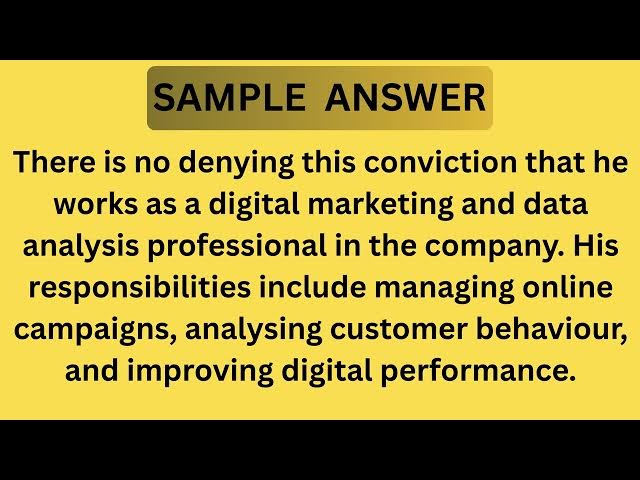Video thumbnail for Describe a Person Who Works in a Successful Company | IELTS Cue Card 2026