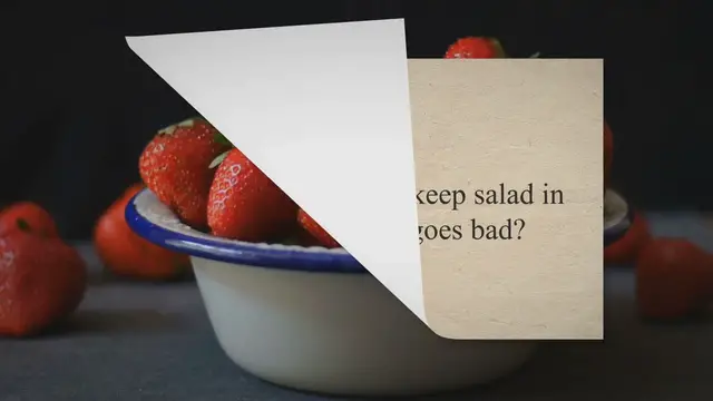 Video thumbnail for How Long Does Salad Last in the Fridge? – Press To Cook