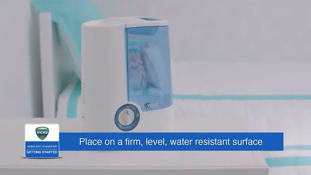 Video thumbnail for Vicks Warm Mist Humidifier, Small to Medium Rooms, 1 Gallon Tank