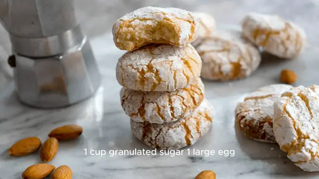Video thumbnail for Amaretto Cookies Recipe