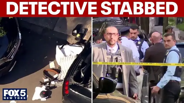Video thumbnail for Off-duty detective stabbed several times in the Bronx