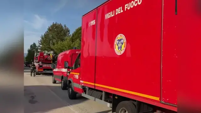 Video thumbnail for Italy: Factory Fire Breaks Out At Brick And Terracotta Plant In Northern Italy.