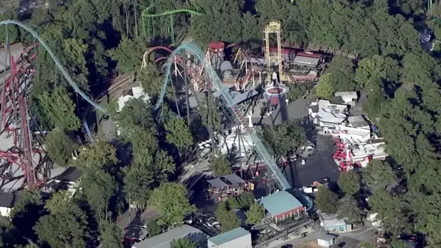 Video thumbnail for Six Flags Great Adventure's Nitro closed after fatal incident on similar ride in Georgia