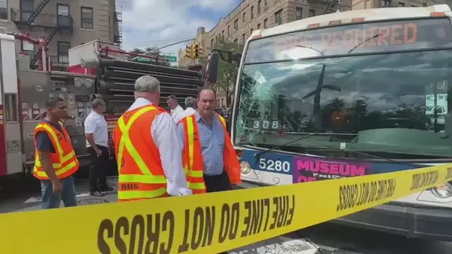 Video thumbnail for 19 people injured, including firefighters, in Longwood crash
