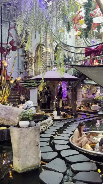Video thumbnail for Fairytale Koi Fish Cafe Oasis in Vietnam