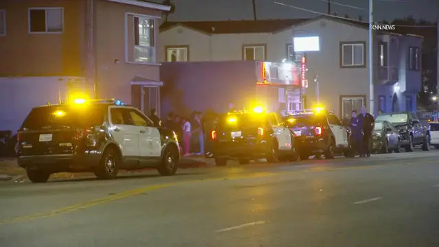 Video thumbnail for US, Los Angeles: Vermont-Slauson Bar Security Guard Shot.
