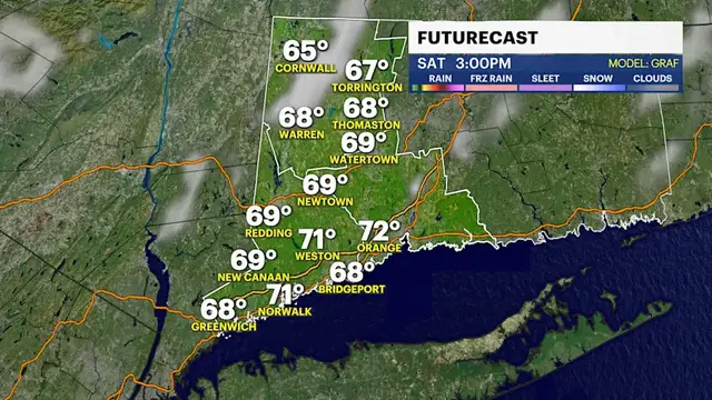 Video thumbnail for Autumn inbound: Breezy Sunday showers make way for midweek chill in Connecticut