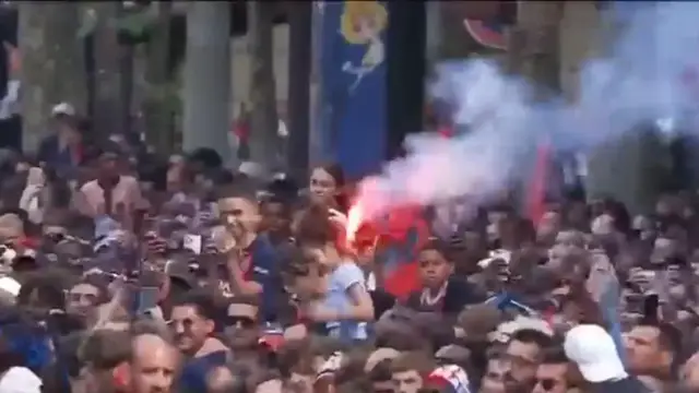 Video thumbnail for PSG fans to celebrate Champions League win with parade along the Champs-Élysées