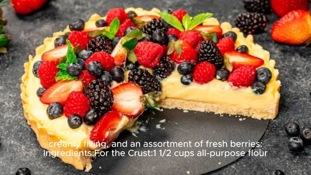 Video thumbnail for Berry Medley Tart recipe